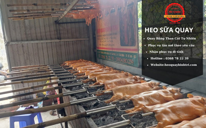 heo sữa quay bến cát