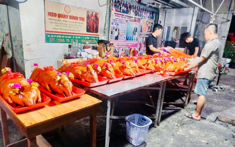 Heo quay Bình Dương