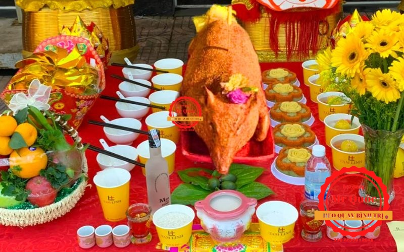 Heo quay cúng khai trương