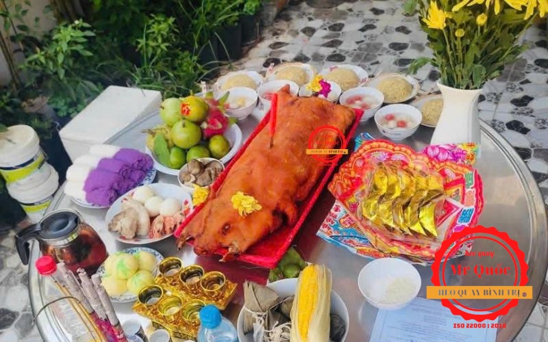 Heo quay cúng tạ lễ